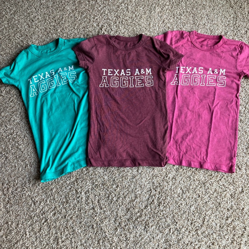 Baby Tees. Texas A&M Aggies. Fits like xxs